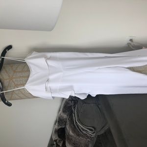 Monique Lhuillier White Jumpsuit